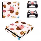 Fast food decal skin sticker for PS4 Slim console and controllers