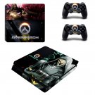 Overwatch decal skin sticker for PS4 Slim console and controllers