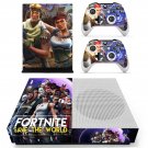 Fortnite decal skin sticker for Xbox One S console and controllers