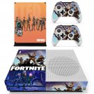 Fortnite decal skin sticker for Xbox One S console and controllers