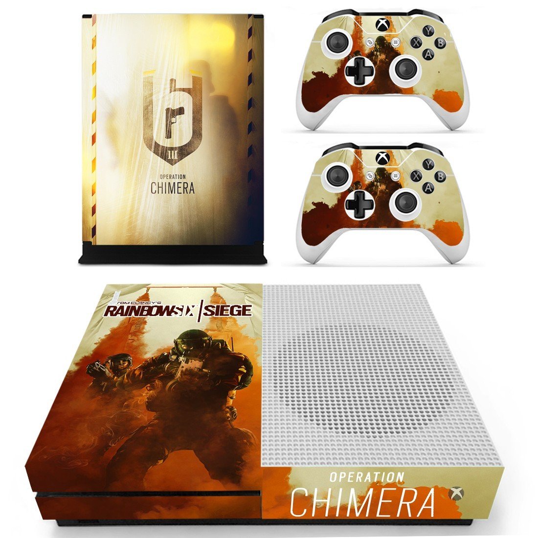 Tom Clancy's Rainbow Six Siege decal skin sticker for Xbox One S console and controllers