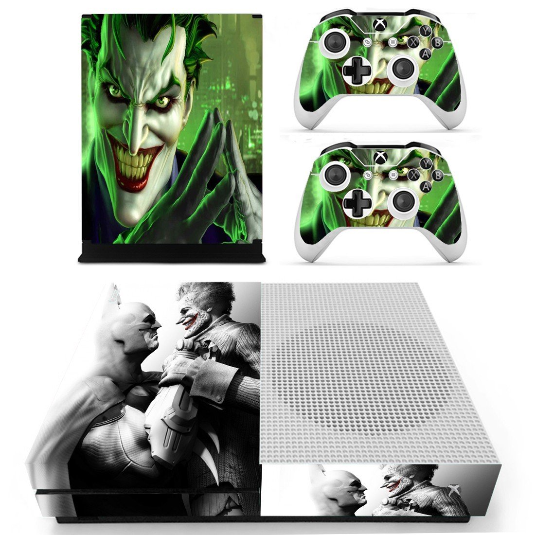 DC universe online batman decal skin sticker for Xbox One S console and controllers