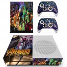 Avengers infinity war decal skin sticker for Xbox One S console and controllers