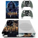 Black Panther decal skin sticker for Xbox One S console and controllers