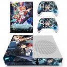 Sword Art Online decal skin sticker for Xbox One S console and controllers