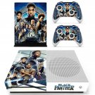 Black Panther decal skin sticker for Xbox One S console and controllers