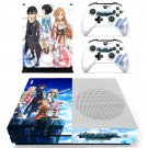 Sword Art Online Hollow Fragment decal skin sticker for Xbox One S console and controllers