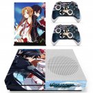 Sword Art Online Hollow Fragment decal skin sticker for Xbox One S console and controllers