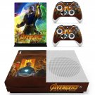 Avengers infinity war decal skin sticker for Xbox One S console and controllers