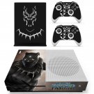 Black Panther decal skin sticker for Xbox One S console and controllers