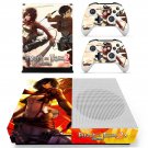 Attack on Titan 2 decal skin sticker for Xbox One S console and controllers