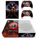 God of War 4 decal skin sticker for Xbox One S console and controllers