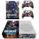 God Eater 3 decal skin sticker for Xbox One S console and controllers