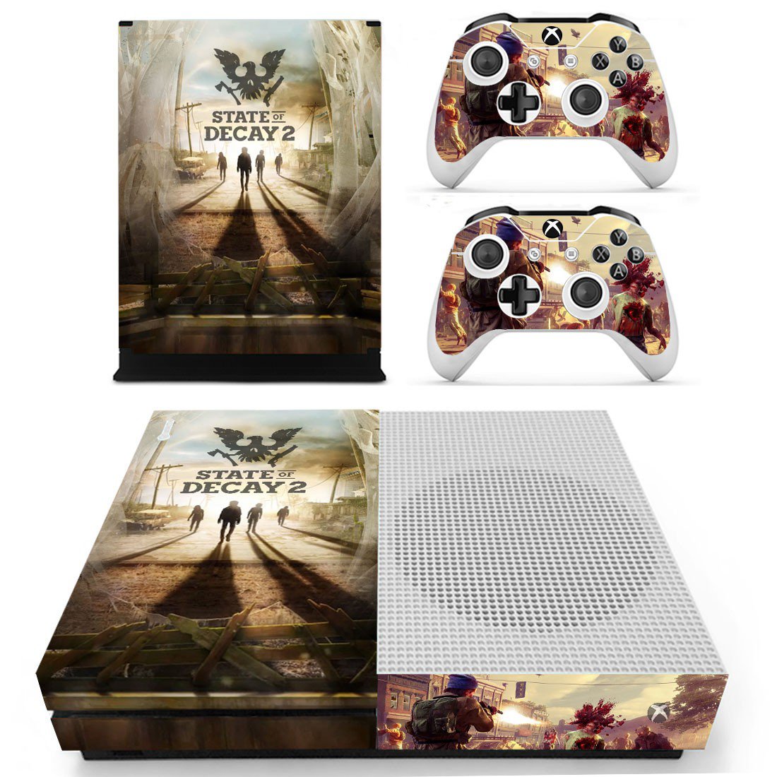 State of Decay 2 decal skin sticker for Xbox One S console and controllers