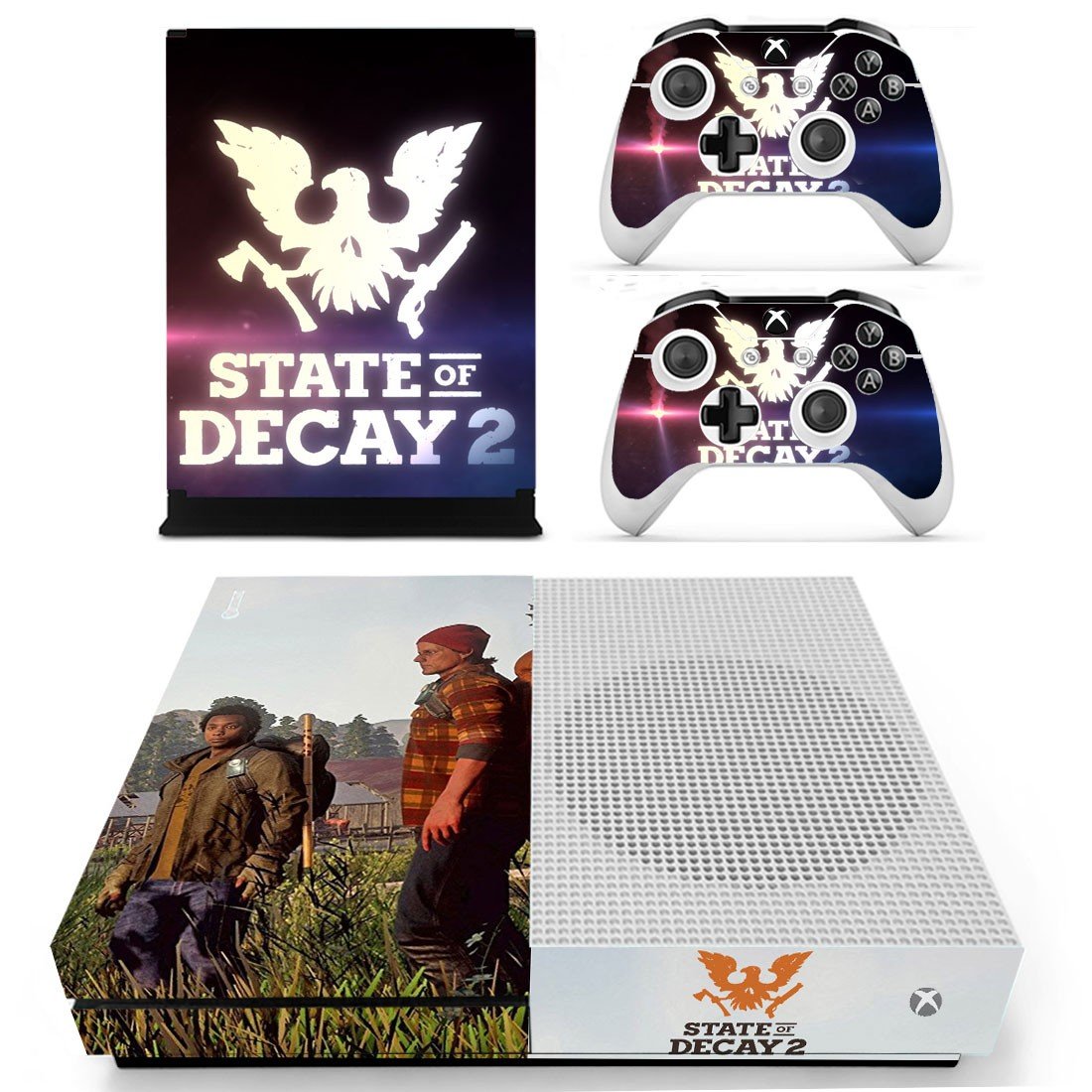 State of Decay 2 decal skin sticker for Xbox One S console and controllers