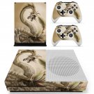 Quetzalcoatl Digital Art decal skin sticker for Xbox One S console and controllers