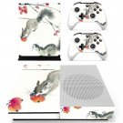 Chinese Culture Animals decal skin sticker for Xbox One S console and controllers