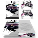 Abstract Car Wallpapers decal skin sticker for Xbox One S console and controllers