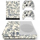 Floral Pattern decal skin sticker for Xbox One S console and controllers
