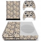 Floral Pattern decal skin sticker for Xbox One S console and controllers