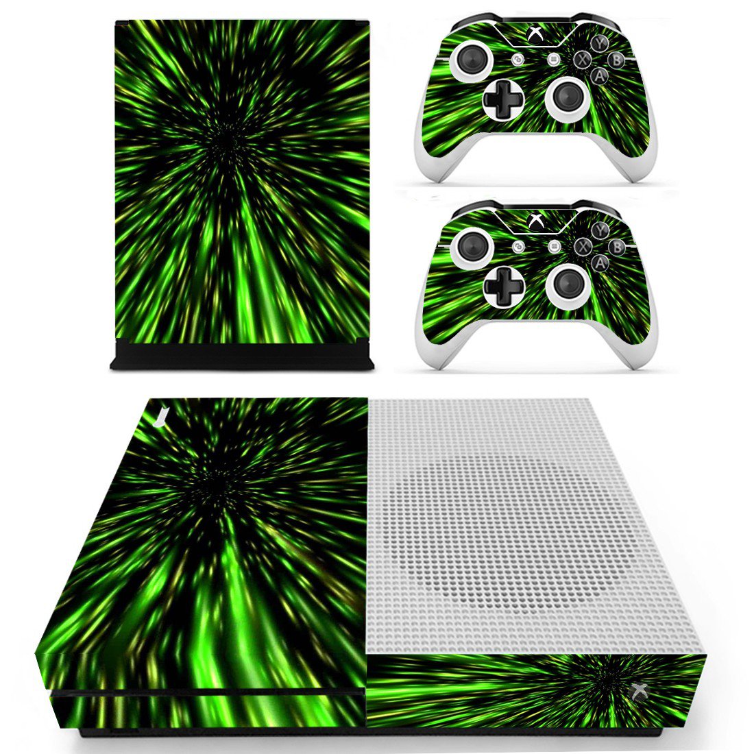 Abstract Wallpaper decal skin sticker for Xbox One S console and controllers