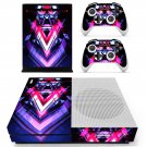 Tech Wallpaper decal skin sticker for Xbox One S console and controllers