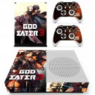 God Eater 3 decal skin sticker for Xbox One S console and controllers