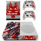 God Eater 3 decal skin sticker for Xbox One S console and controllers