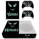 Venom decal skin sticker for Xbox One S console and controllers