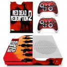 Red Dead Redemption 2 decal skin sticker for Xbox One S console and controllers