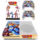 Mega Man 2 decal skin sticker for Xbox One S console and controllers