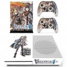 Valkyria Chronicles 4 decal skin sticker for Xbox One S console and controllers