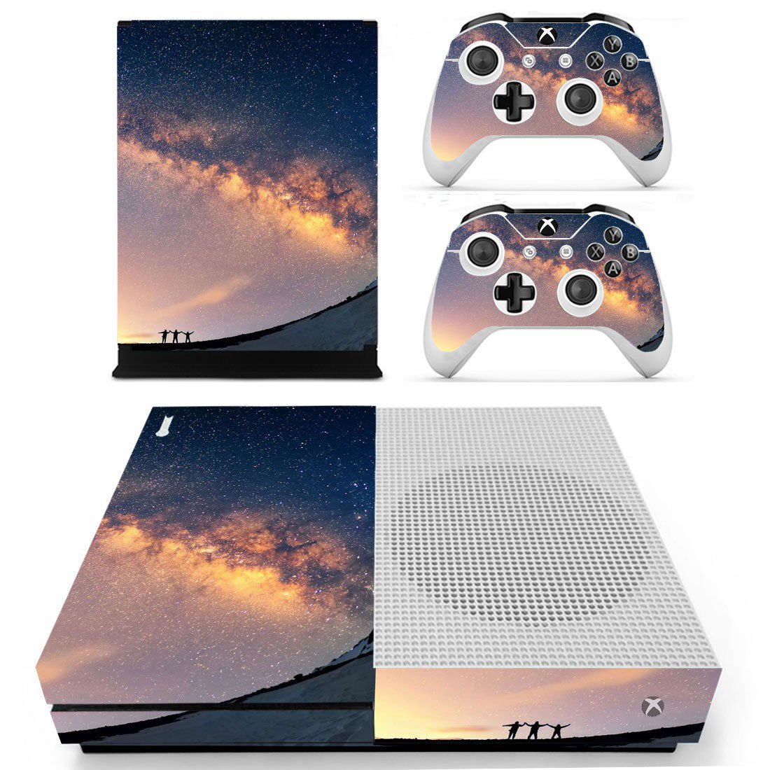 Sky Wallpaper decal skin sticker for Xbox One S console and controllers