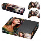 Lady Wallpaper decal skin sticker for Xbox One console and controllers