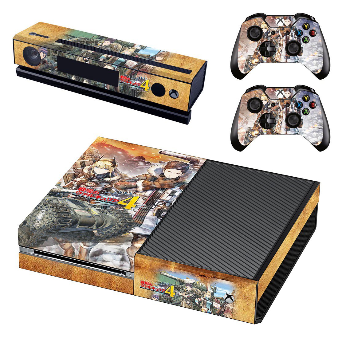 Valkyria Chronicles 4 decal skin sticker for Xbox One console and controllers