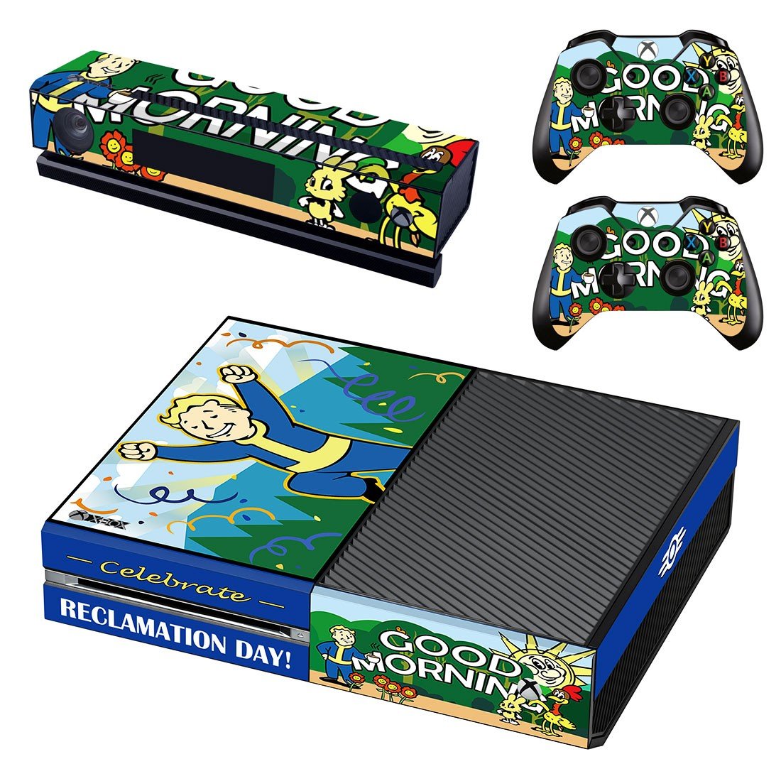 Fallout 76 decal skin sticker for Xbox One console and controllers