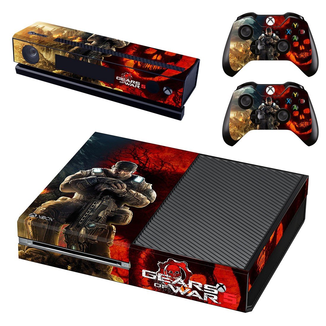 Gears of War decal skin sticker for Xbox One console and controllers