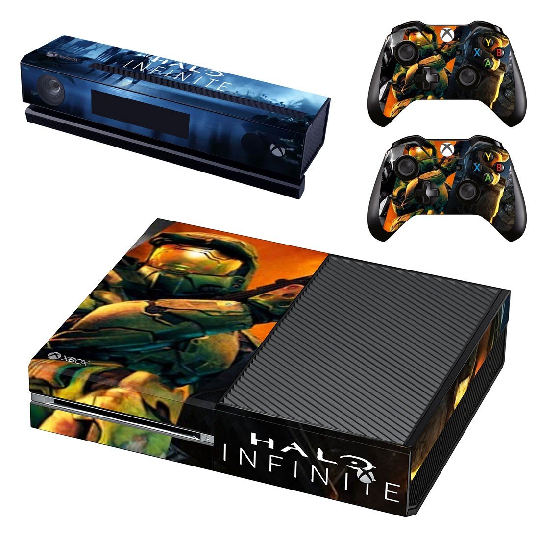 Halo Infinite decal skin sticker for Xbox One console and controllers