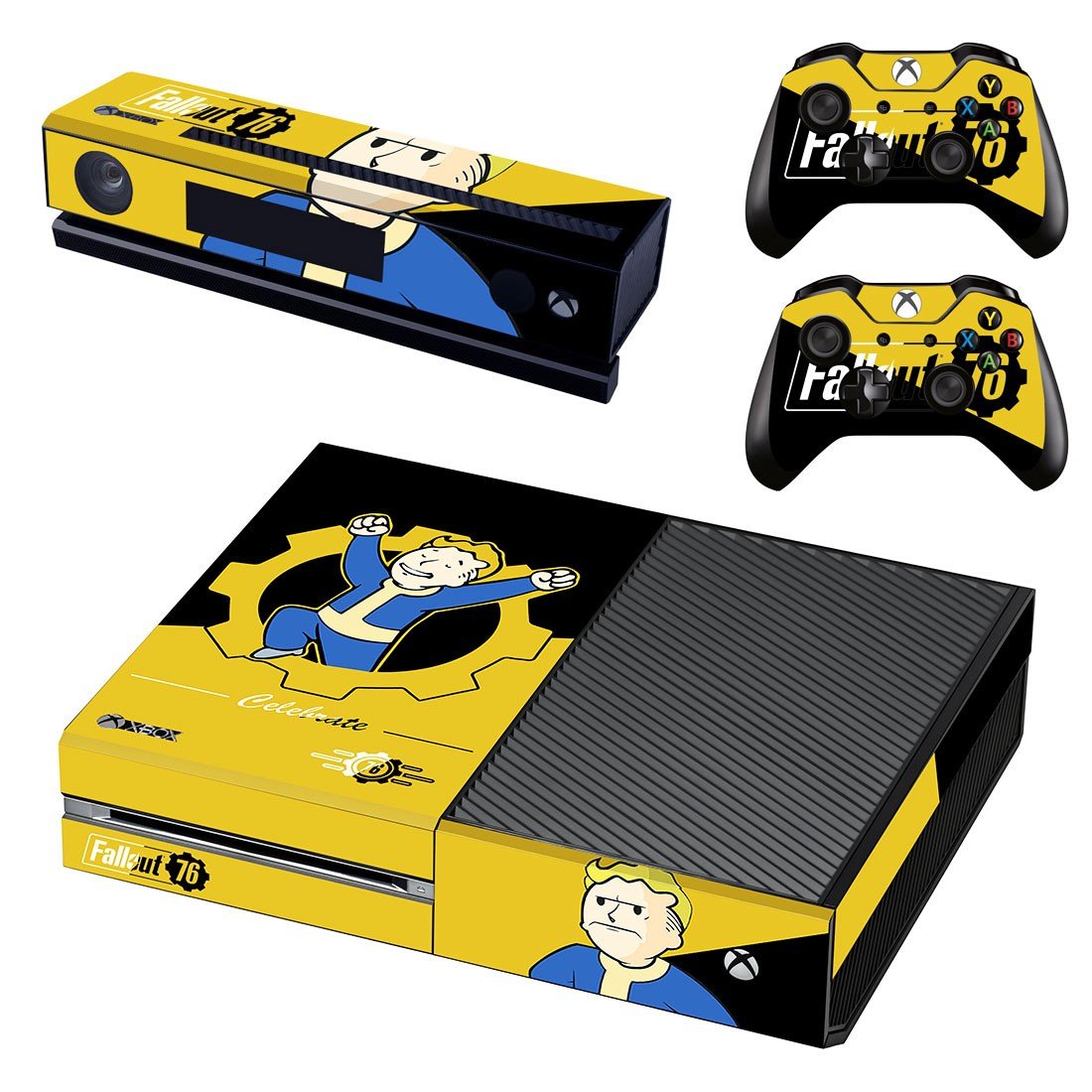 Fallout 76 decal skin sticker for Xbox One console and controllers