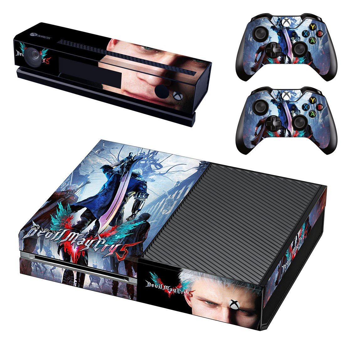 Devil May Cry 5 decal skin sticker for Xbox One console and controllers