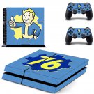 Fallout 76 decal skin sticker for PS4 console and controllers