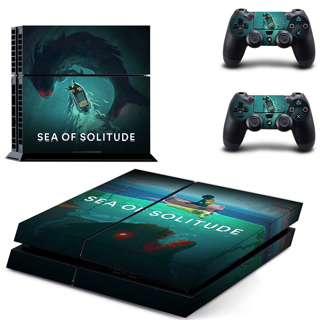 Sea of Solitude decal skin sticker for PS4 console and controllers