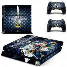 Kingdom Hearts 3 decal skin sticker for PS4 console and controllers