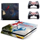 Unravel Two decal skin sticker for PS4 console and controllers