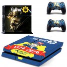 Fallout 76 decal skin sticker for PS4 console and controllers