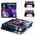 Cyberpunk 2077 decal skin sticker for PS4 console and controllers