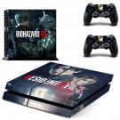 Resident Evil 2 decal skin sticker for PS4 console and controllers