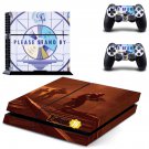 Fallout 76 decal skin sticker for PS4 console and controllers