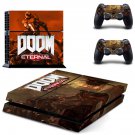 Doom Eternal decal skin sticker for PS4 console and controllers