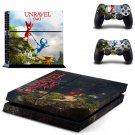 Unravel Two decal skin sticker for PS4 console and controllers